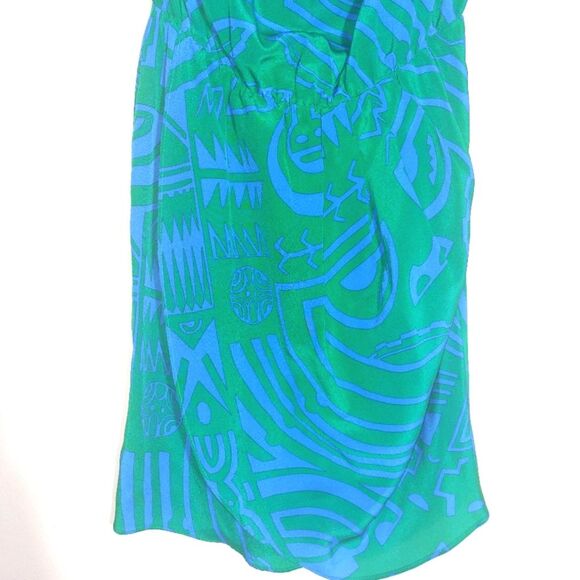 Amanda Uprichard Women's 100% Silk Off The Shoulders Vacation Mini Dress EUC P - Picture 4 of 9